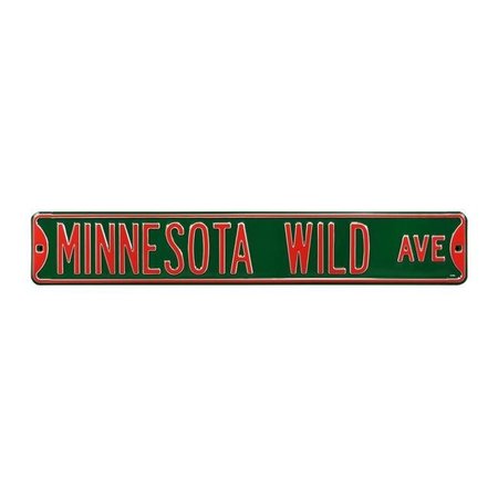 AUTHENTIC STREET SIGNS Authentic Street Signs 28129 Minnesota Wild Avenue Street Sign 28129